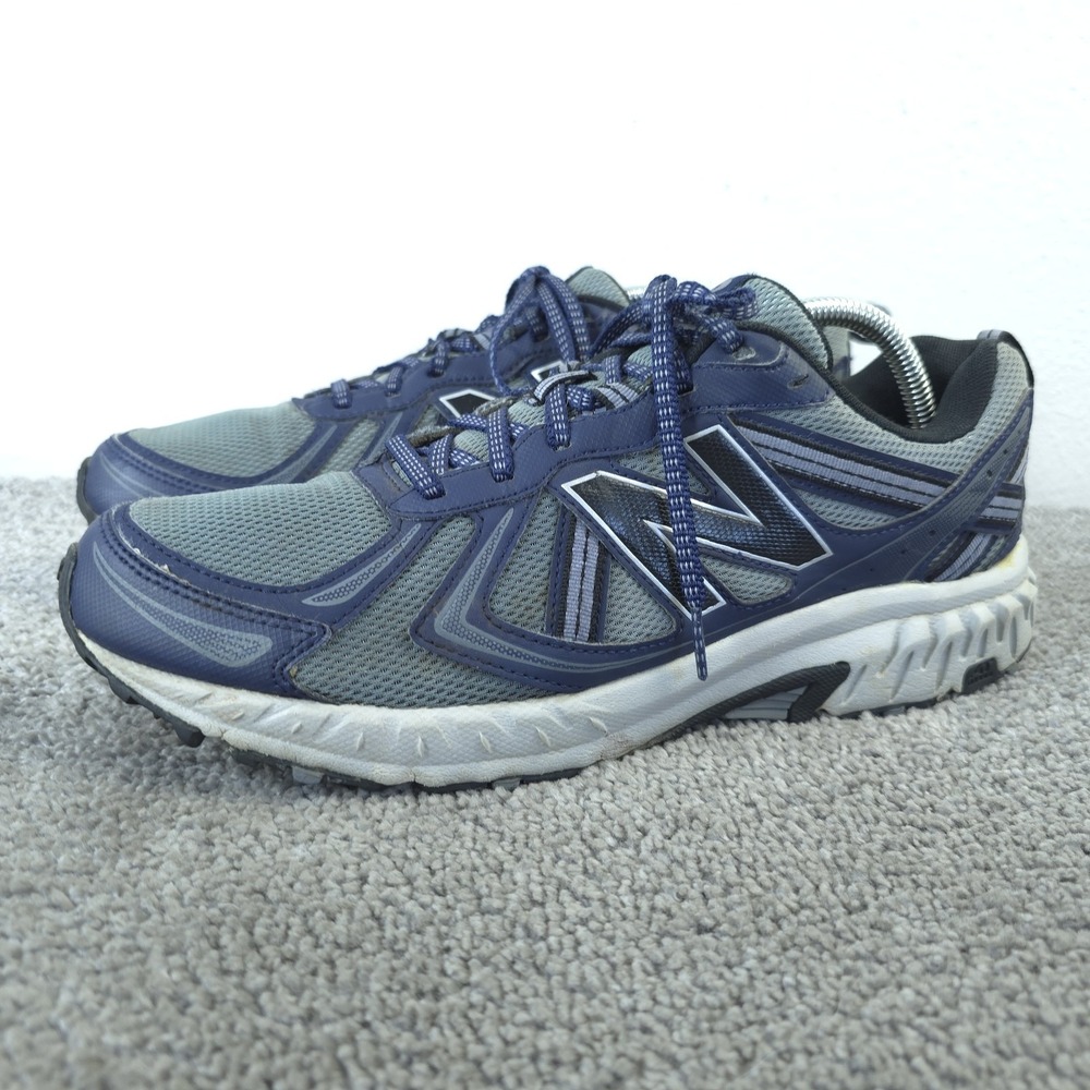 New Balance 410 v5 All Terrain Mens Size 10 Hiking Shoes Gray Blue MT410CN5 Low